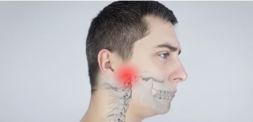 Pain at the back of the jaw